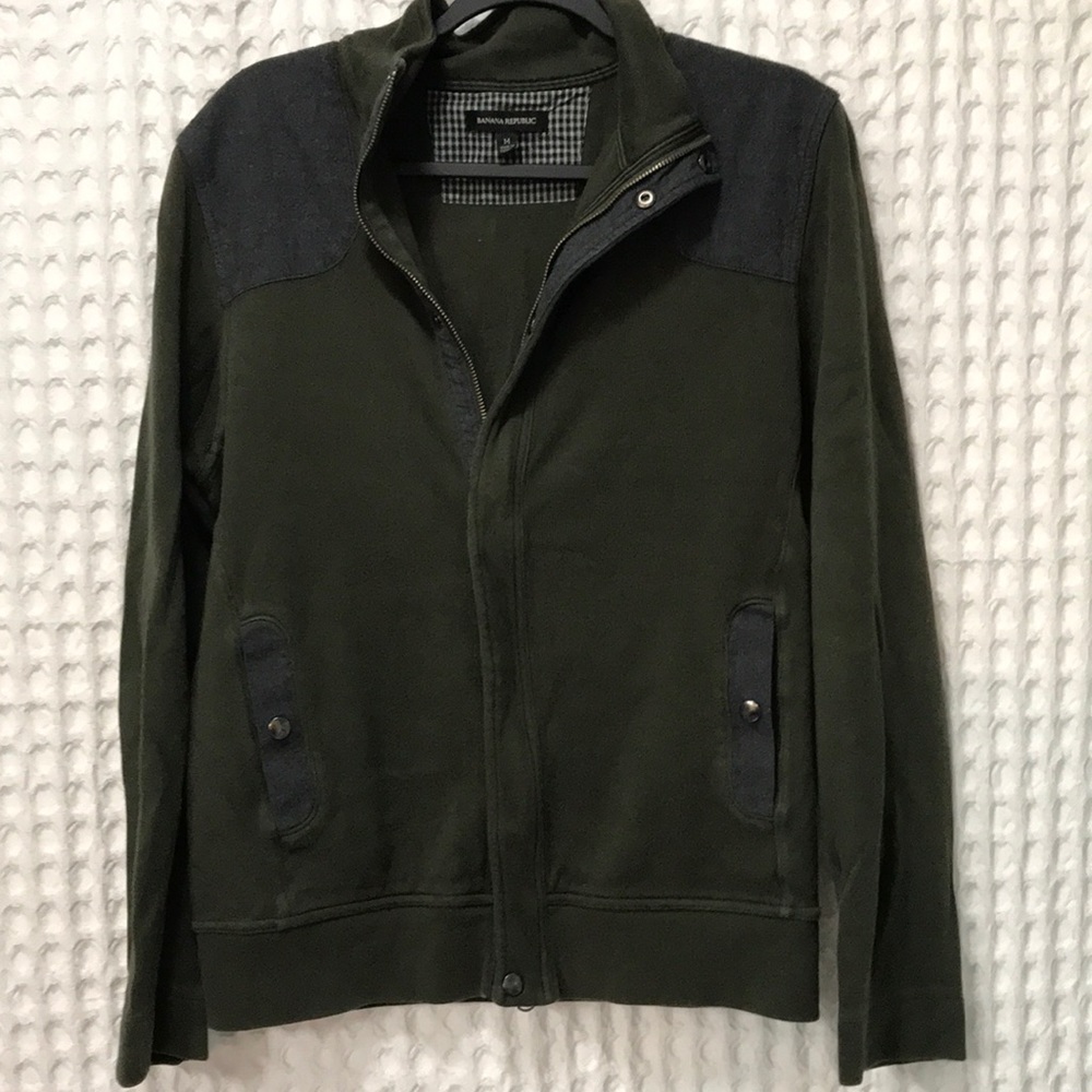 Men’s M Banana Republic zip up sweater